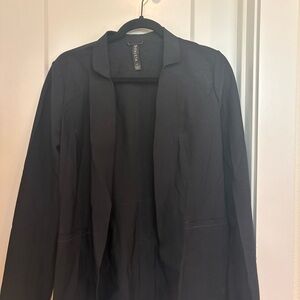 Athleta black  Open Front Travel Blazer